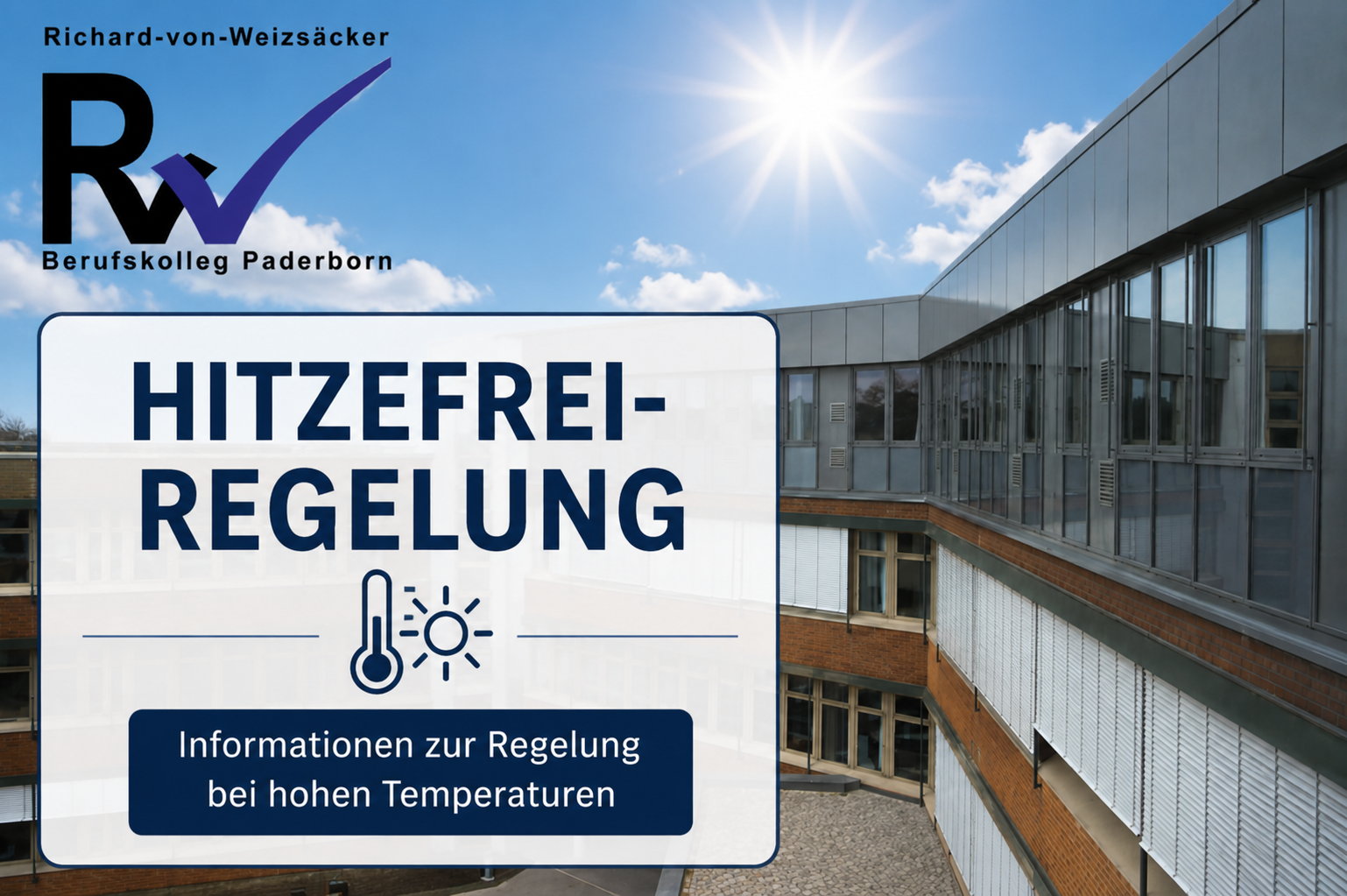 Mehr über den Artikel erfahren Hitzefrei-Regelungen vom 25.6.-27.6.2026